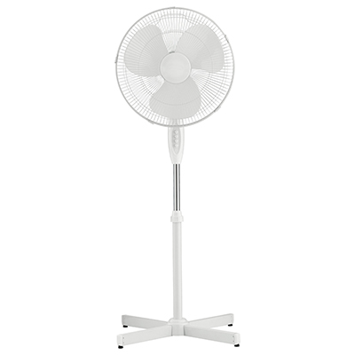 Image for ITALPLAST PEDESTAL FAN 400MM WHITE from York Stationers