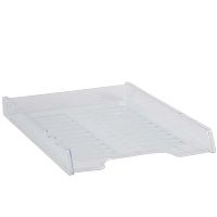 italplast slimline multi fit document tray a4 clear