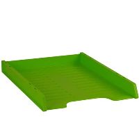 italplast slimline multi fit document tray a4 lime