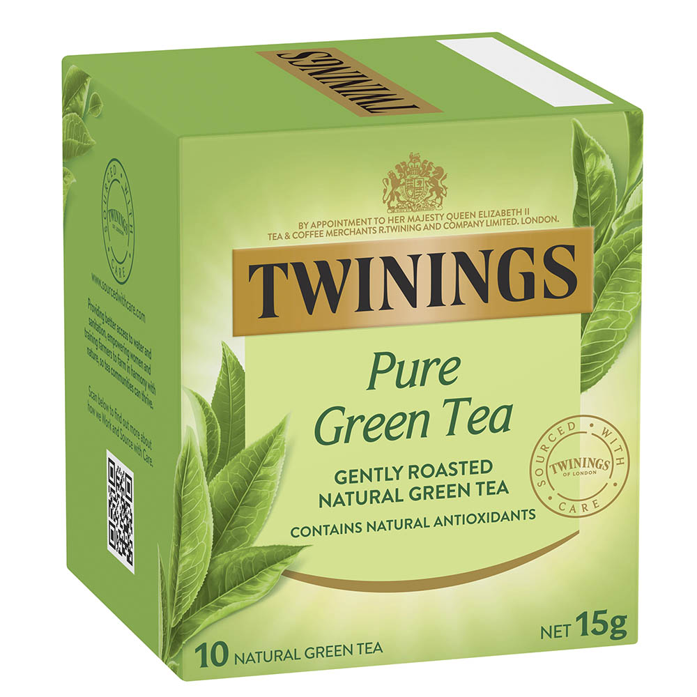 TWININGS PURE GREEN TEA BAGS PACK 10 |  | 7020432i