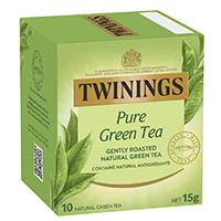 twinings pure green tea bags pack 10