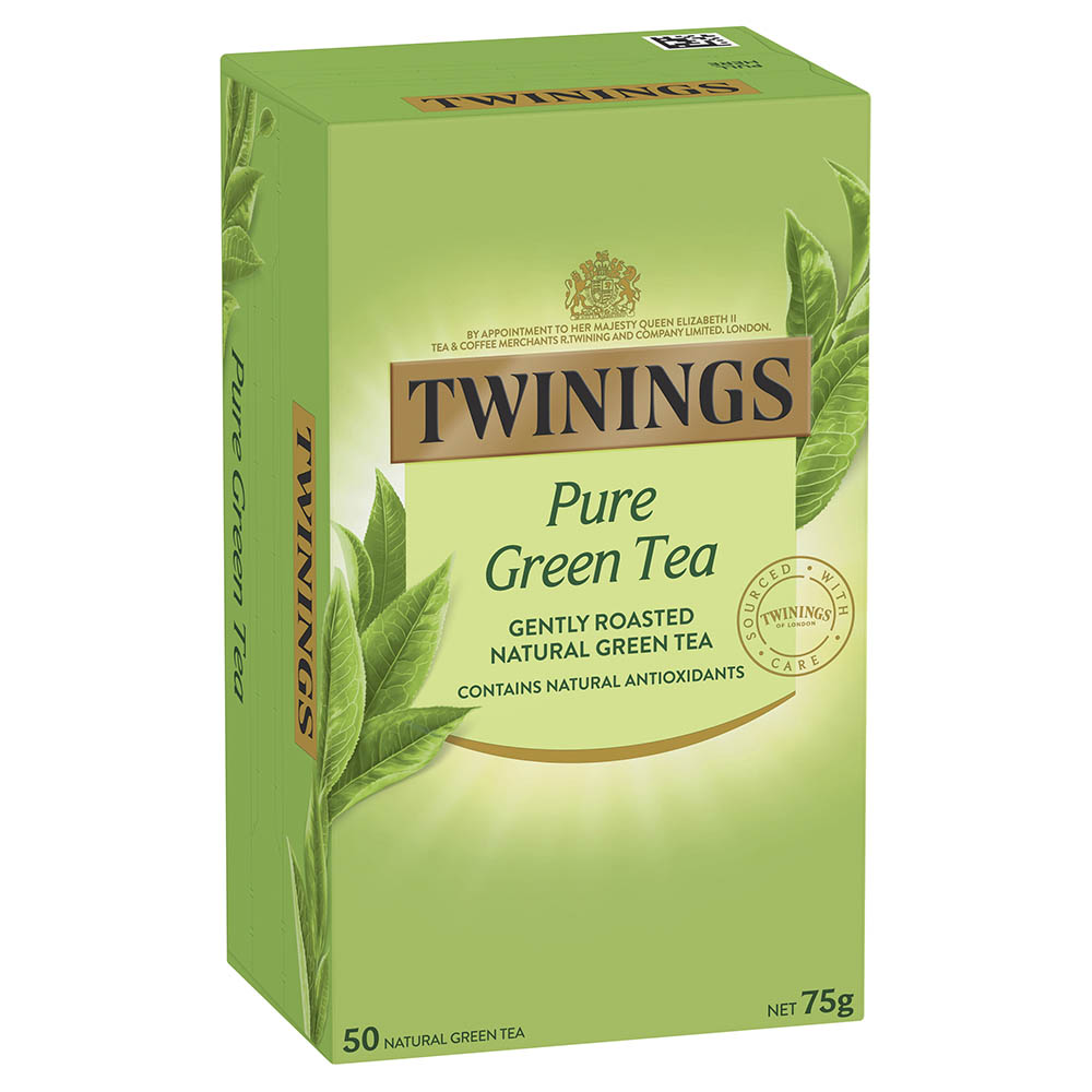 TWININGS PURE GREEN TEA BAGS PACK 50 |  | 7048183i