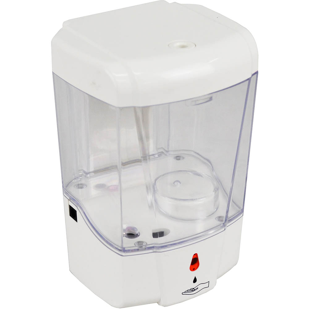 Image for ITALPLAST TOUCHLESS SOAP DISPENSER 600ML WHITE from That Office Place PICTON