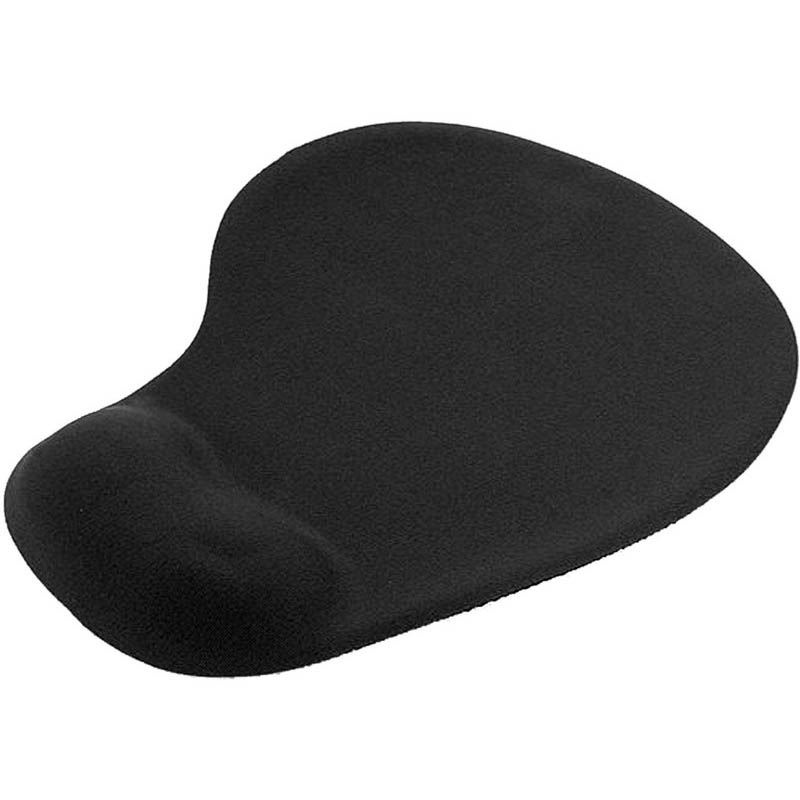 Image for ITALPLAST PREMIUM MOUSE PAD GEL WRIST SUPPORT 255 X 215MM BLACK from Challenge Office Supplies