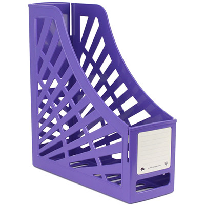 Image for ITALPLAST MAGAZINE STAND GRAPE from Peninsula Office Supplies