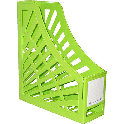 Image for ITALPLAST MAGAZINE STAND LIME from ALLBIZ Office Supplies