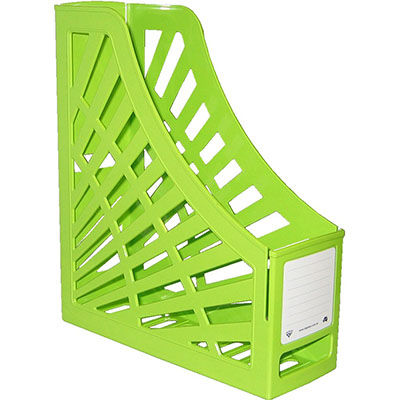 Image for ITALPLAST MAGAZINE STAND LIME from Australian Stationery Supplies