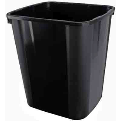 Image for ITALPLAST TIDY BIN 32 LITRE BLACK from BusinessWorld Computer & Stationery Warehouse