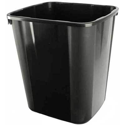 Image for ITALPLAST GREENR RECYCLED TIDY BIN 32 LITRE BLACK from ALLBIZ Office Supplies