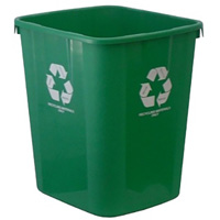 italplast greenr tidy bin recycle only 32 litre green