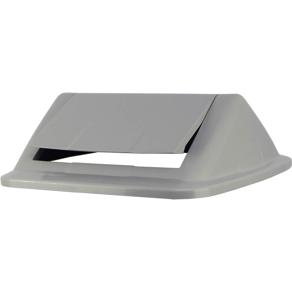 Image for ITALPLAST SWING TOP BIN LID 32 LITRE SPACE GREY from York Stationers