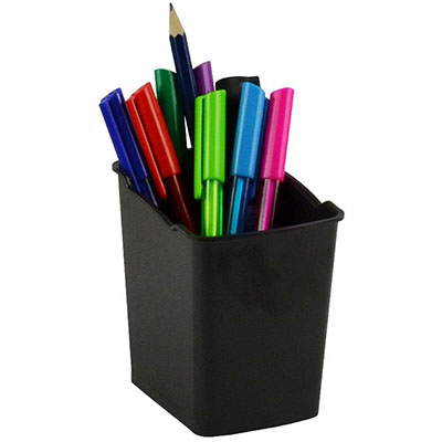 Image for ITALPLAST E RECYCLED PENCIL CUP BLACK from Mitronics Corporation