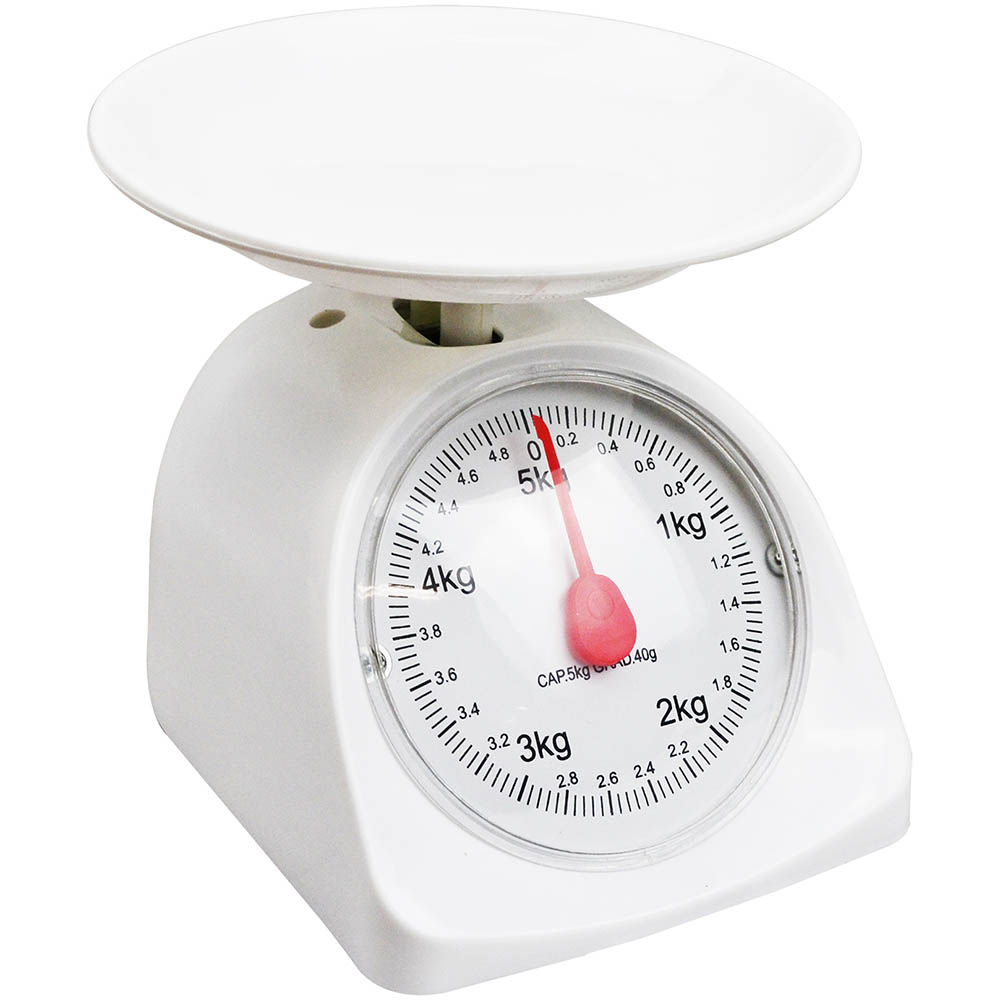 Image for ITALPLAST SPRING SCALES 5KG WHITE from Mitronics Corporation