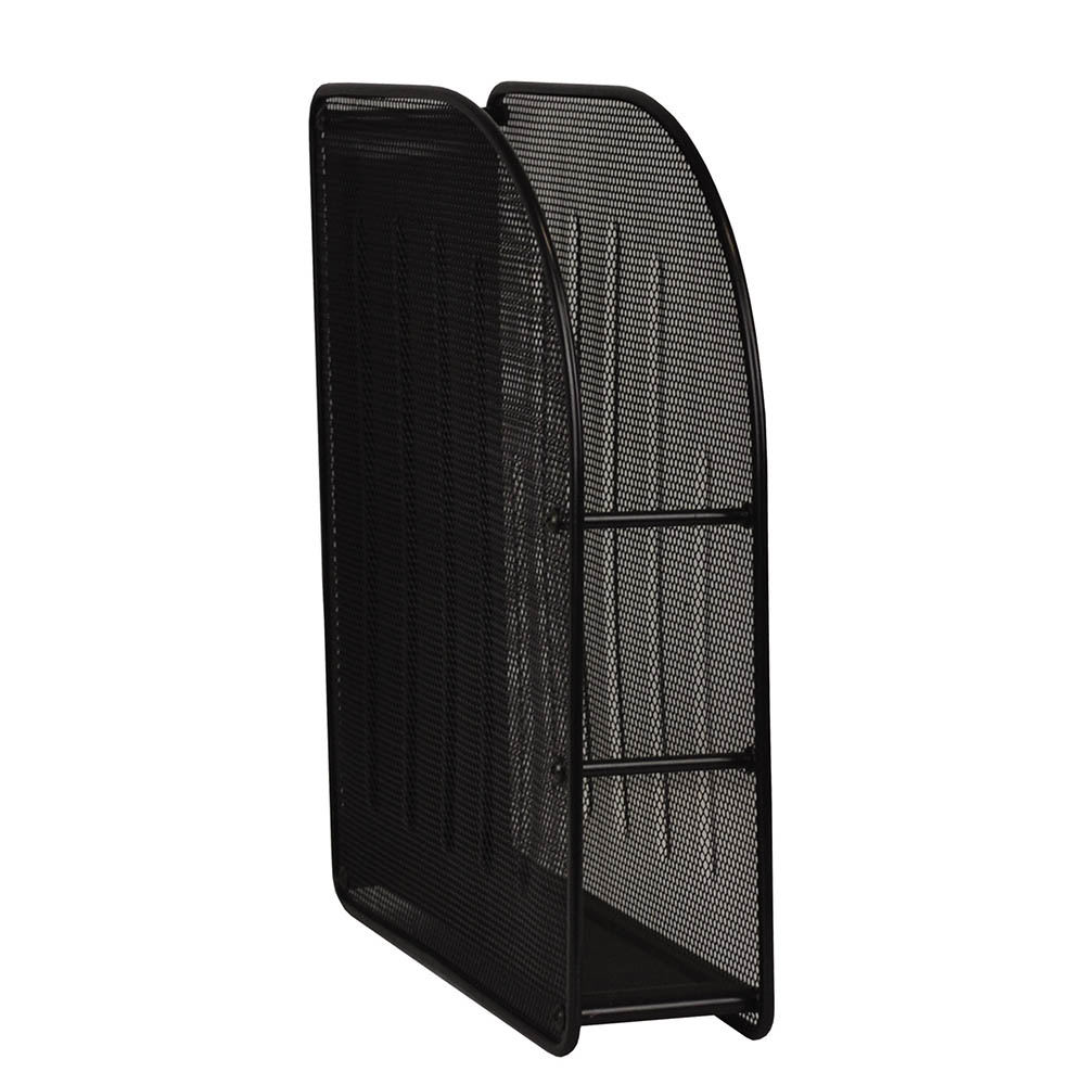 Image for ITALPLAST WIRE MESH MAGAZINE STAND BLACK from Mitronics Corporation