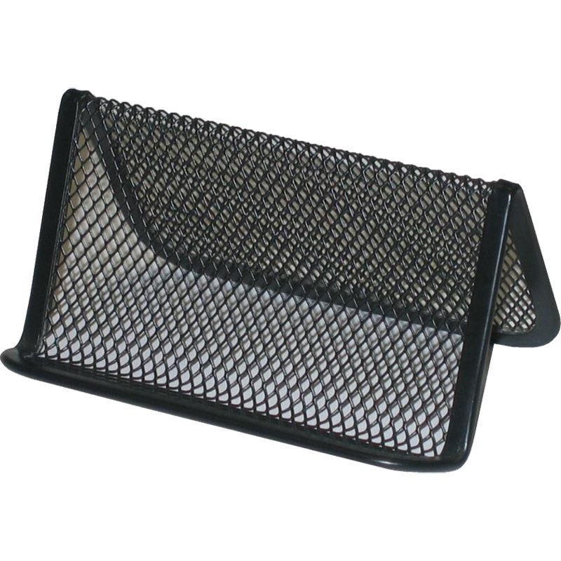 Image for ITALPLAST WIRE MESH BUSINESS CARD HOLDER BLACK from Prime Office Supplies