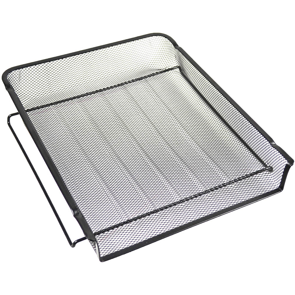 Image for ITALPLAST WIRE MESH DOCUMENT TRAY A4 BLACK from ONET B2C Store