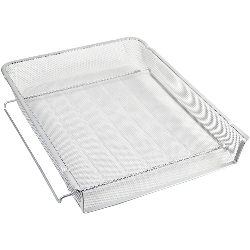 Image for ITALPLAST WIRE MESH DOCUMENT TRAY A4 SILVER from Mitronics Corporation
