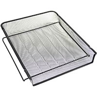 italplast wire mesh document tray a4 black