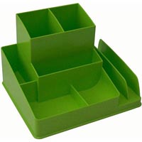 italplast desk organiser lime