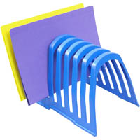 italplast plastic step file organiser blueberry