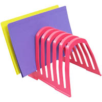 italplast plastic step file organiser watermelon