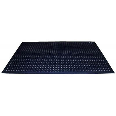 Image for ITALPLAST ANTI-FATIGUE SAFEWALK RUBBER MAT 1500 X 914MM BLACK from That Office Place PICTON