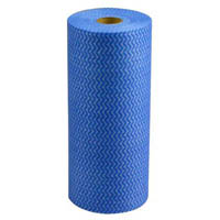 italplast cleaning wipes 300 x 500mm blue roll 60 sheets