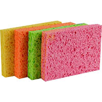 italplast general purpose sponge assorted pack 4