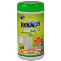italplast eaziwipes cleaning wipes antibacterial alcohol free tub 60 sheets