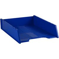 italplast multi fit document tray a4 blueberry