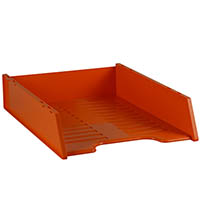 italplast multi fit document tray a4 mandarin