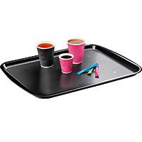 italplast serving tray 415 x 305mm black