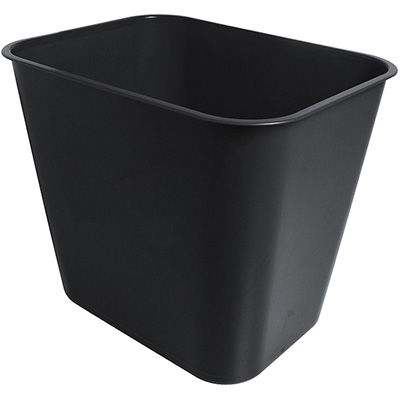 Image for ITALPLAST TIDY BIN 15 LITRE BLACK from SNOWS OFFICE SUPPLIES - Brisbane Family Company