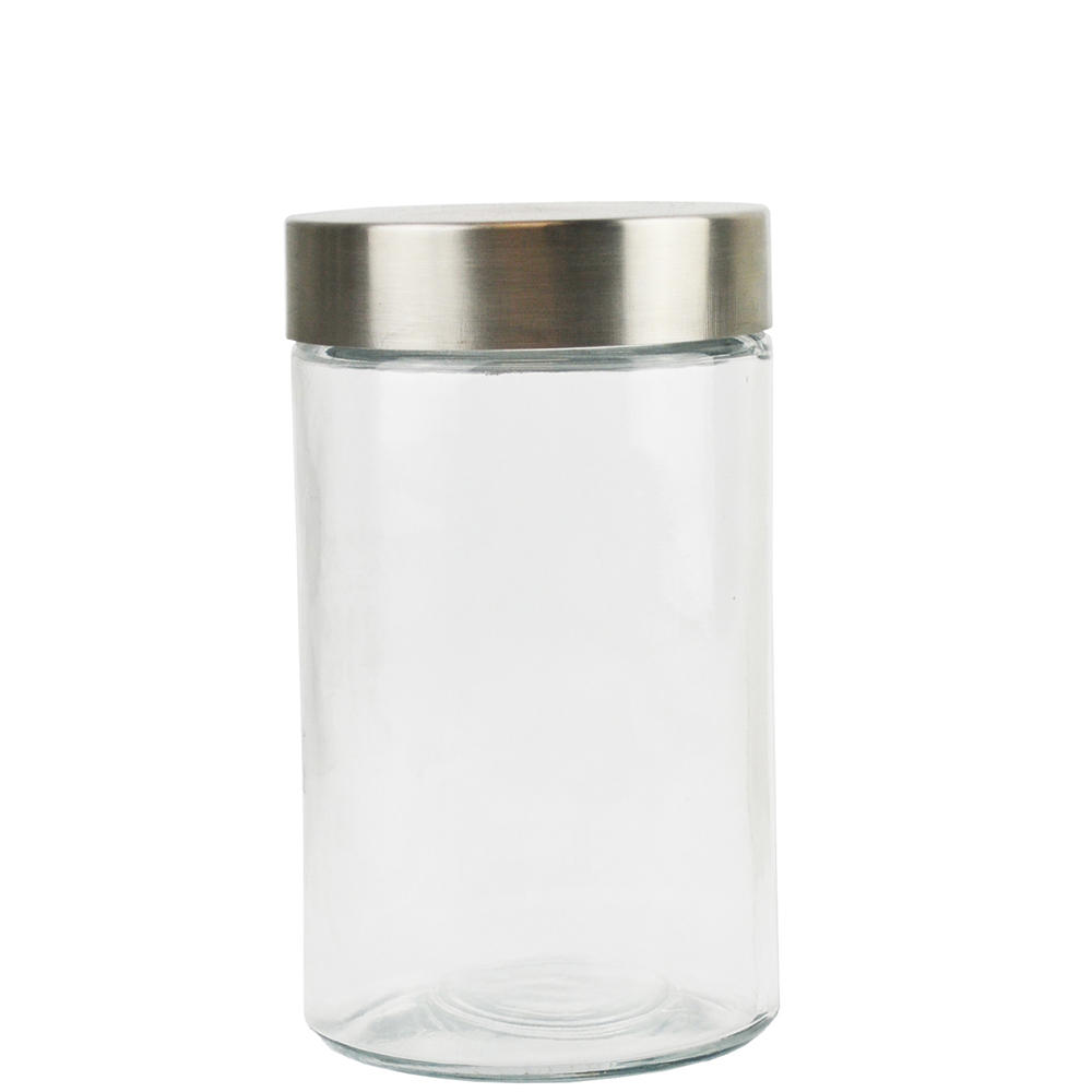 Image for ITALPLAST GLASS FOOD CANISTER 1700ML from Mitronics Corporation
