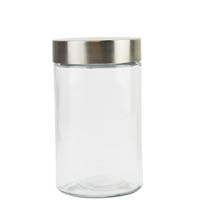 italplast glass food canister 1700ml