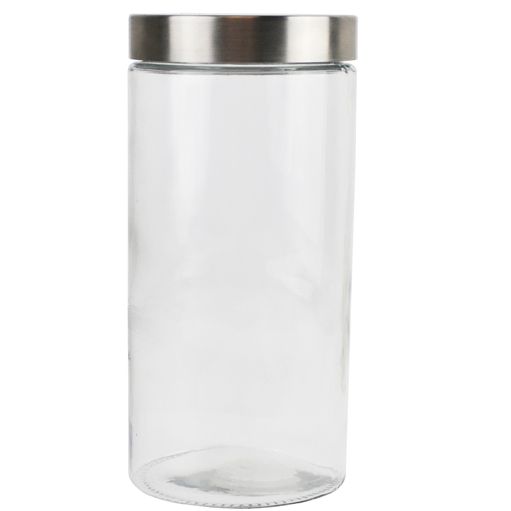 Image for ITALPLAST GLASS FOOD CANISTER 2200ML from Mitronics Corporation
