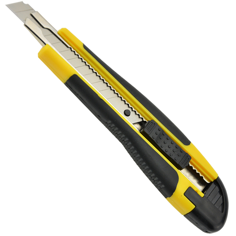 Image for ITALPLAST I850 PREMIUM CUTTING KNIFE 9MM YELLOW/BLACK from Mercury Business Supplies