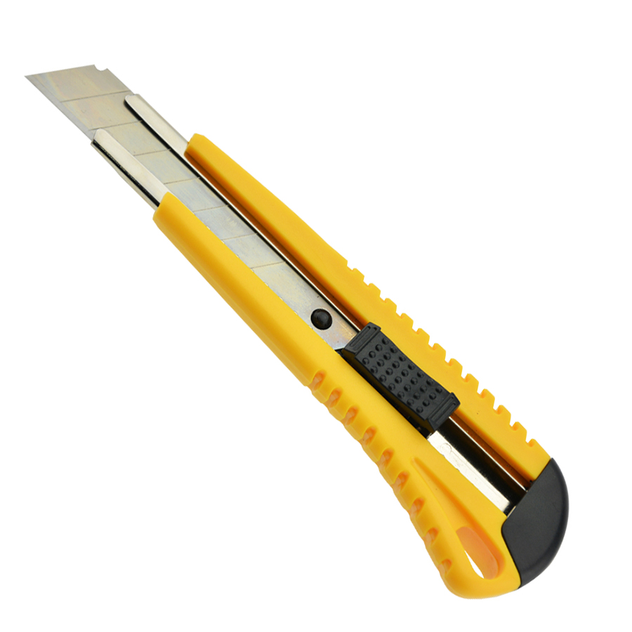Image for ITALPLAST I851 HEAVY DUTY CUTTING KNIFE 18MM YELLOW/BLACK from Mercury Business Supplies