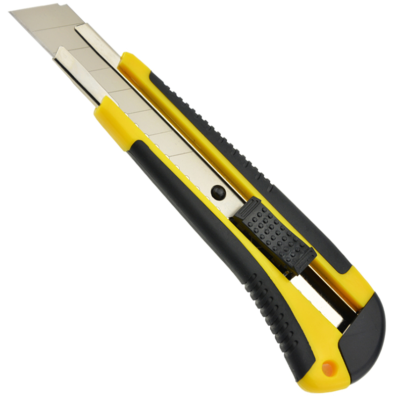 Image for ITALPLAST I851 PREMIUM CUTTING KNIFE 18MM YELLOW/BLACK from Clipboard Stationers & Art Supplies