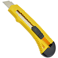italplast i851 utility cutting knife 18mm yellow/black
