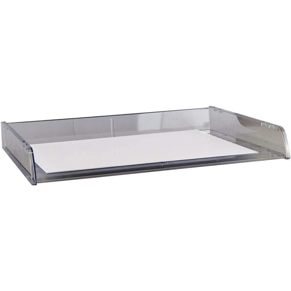 Image for ITALPLAST DOCUMENT TRAY A3 CLEAR from Olympia Office Products