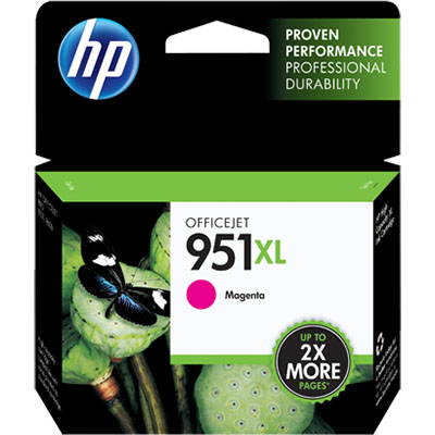 Image for HP CN047AA 951XL INK CARTRIDGE HIGH YIELD MAGENTA from Mitronics Corporation