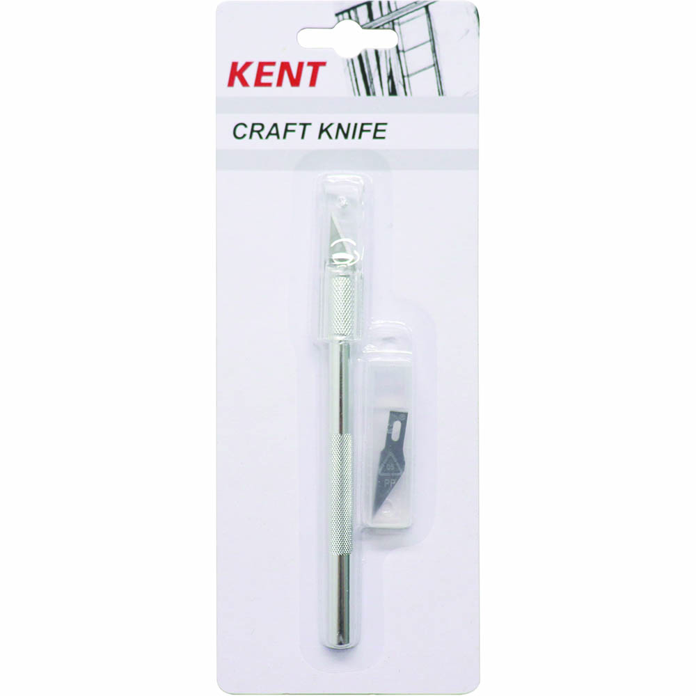 Image for KENT CRAFT KNIFE STAINLESS STEEL from Australian Stationery Supplies