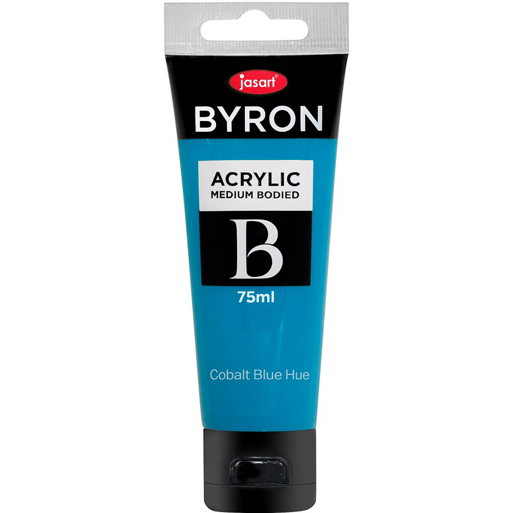 Image for JASART BYRON ACRYLIC PAINT 75ML COBALT BLUE HUE from Mitronics Corporation