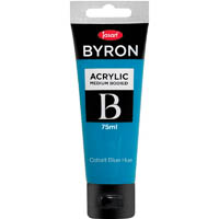 jasart byron acrylic paint 75ml cobalt blue hue