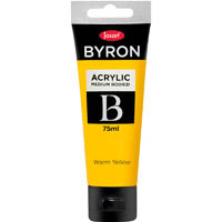 jasart byron acrylic paint 75ml warm yellow