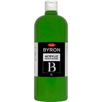 jasart byron acrylic paint 1 litre green light