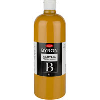 jasart byron acrylic paint 1 litre yellow oxide