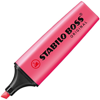 STABILO BOSS HIGHLIGHTER CHISEL PINK |  | 7011650