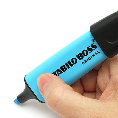 STABILO BOSS HIGHLIGHTER CHISEL BLUE |  | 7004285